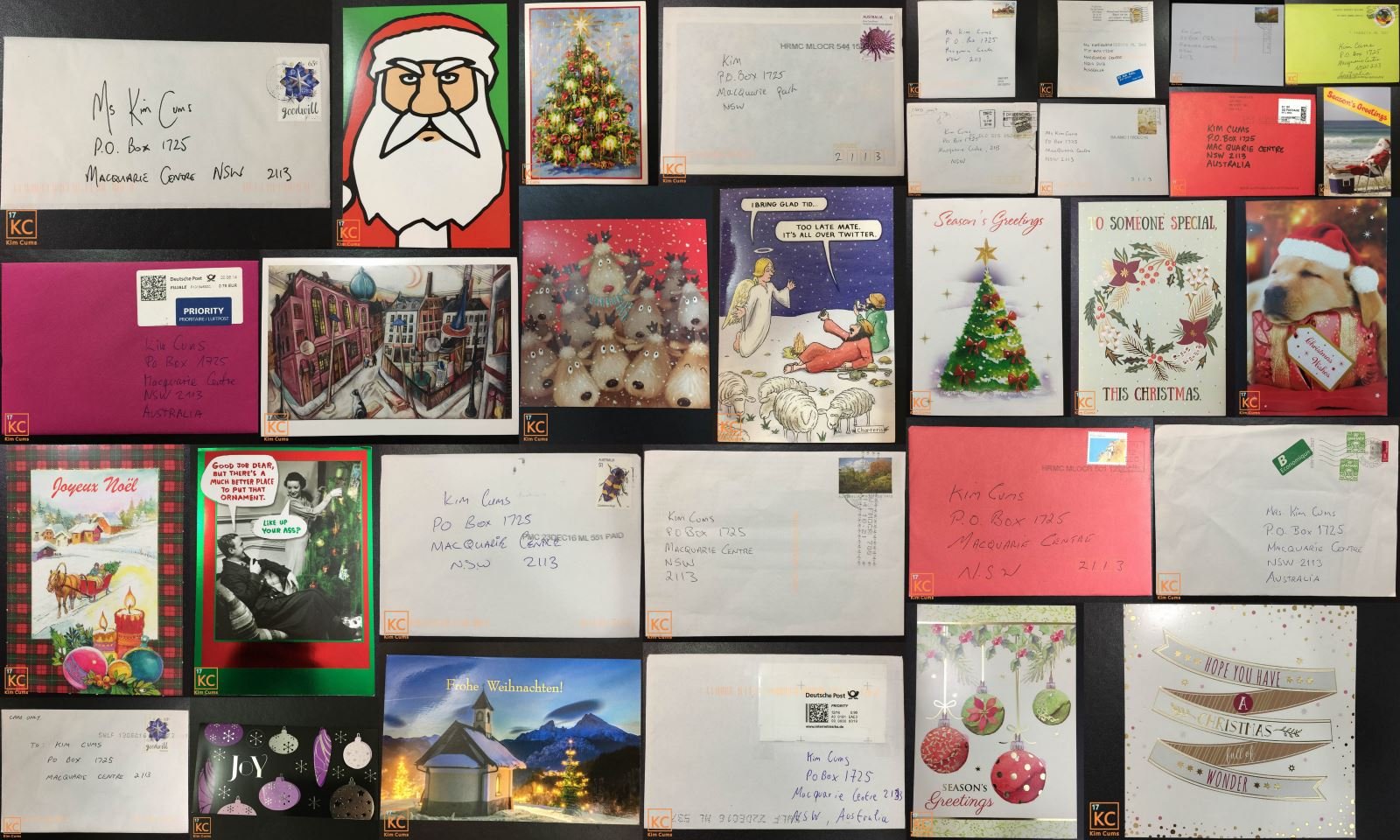 KimCumsクリスマス2016 Fanmail