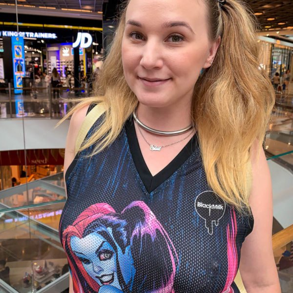 Harley Quinn Slut Necklace Publiek