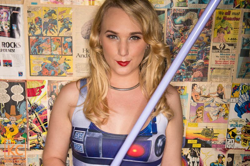 Kim Cums: Star Wars Day with artoo