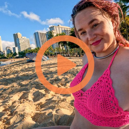 Kim Cums: Hawaii Strolls