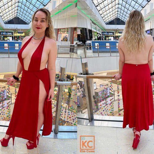 Kim Cums: Shopping Whore - Shopping Centre
