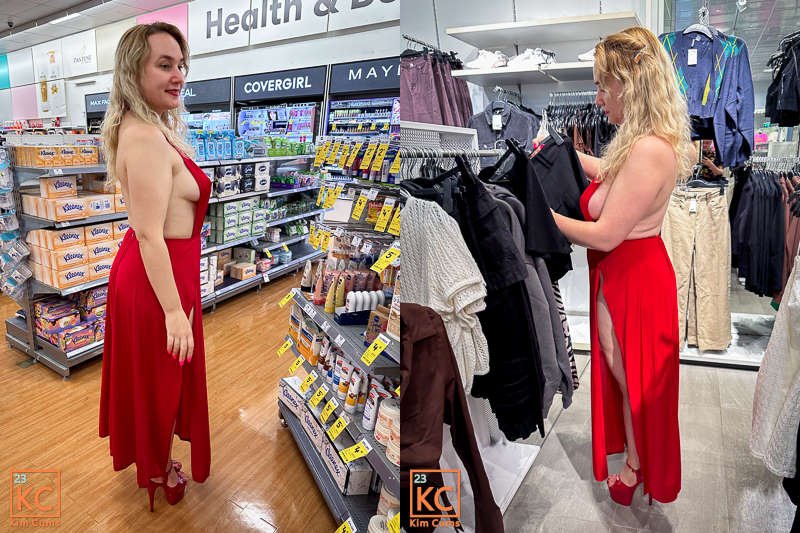Kim Cums: Shopping Whore - Ψώνια
